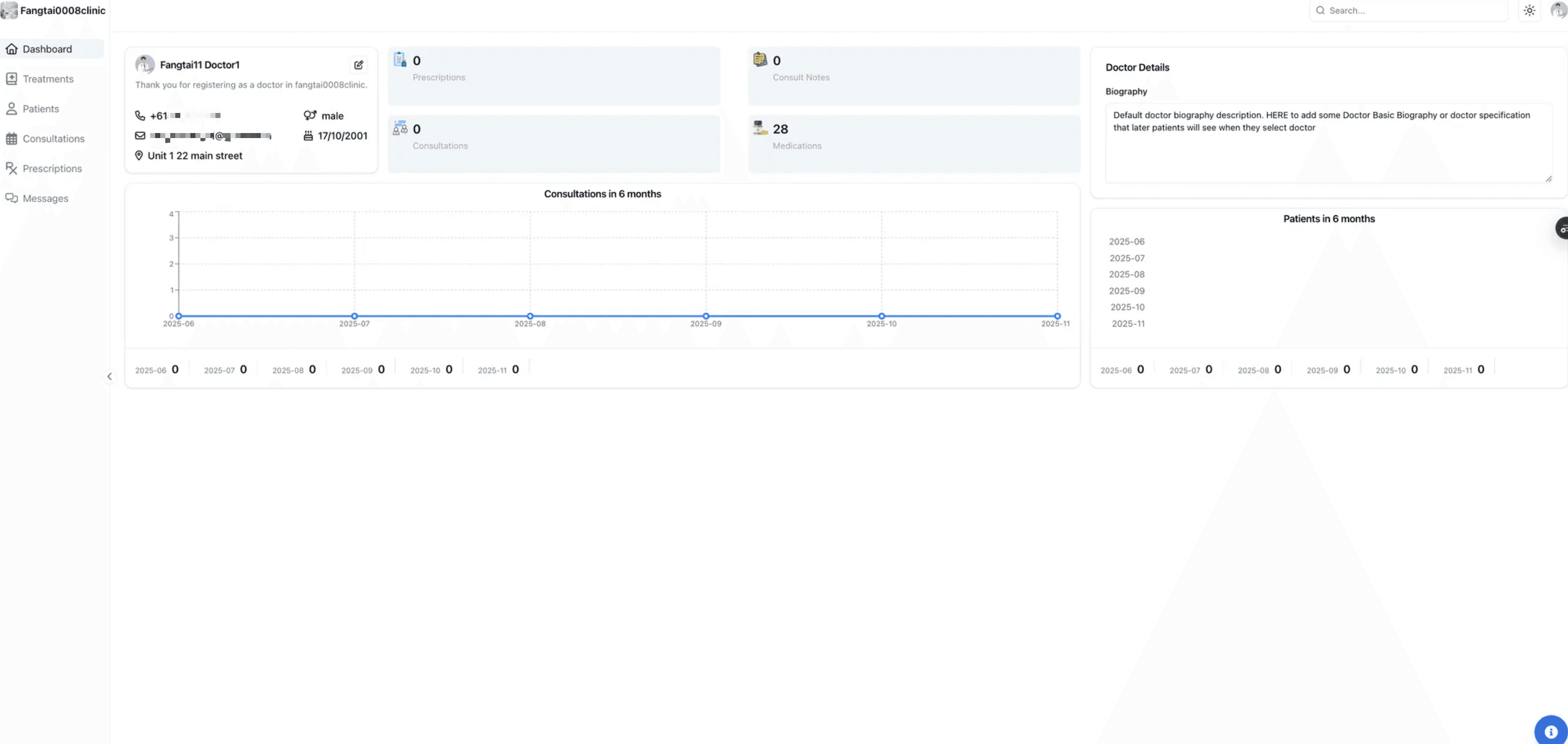 Doctor Portal Dashboard