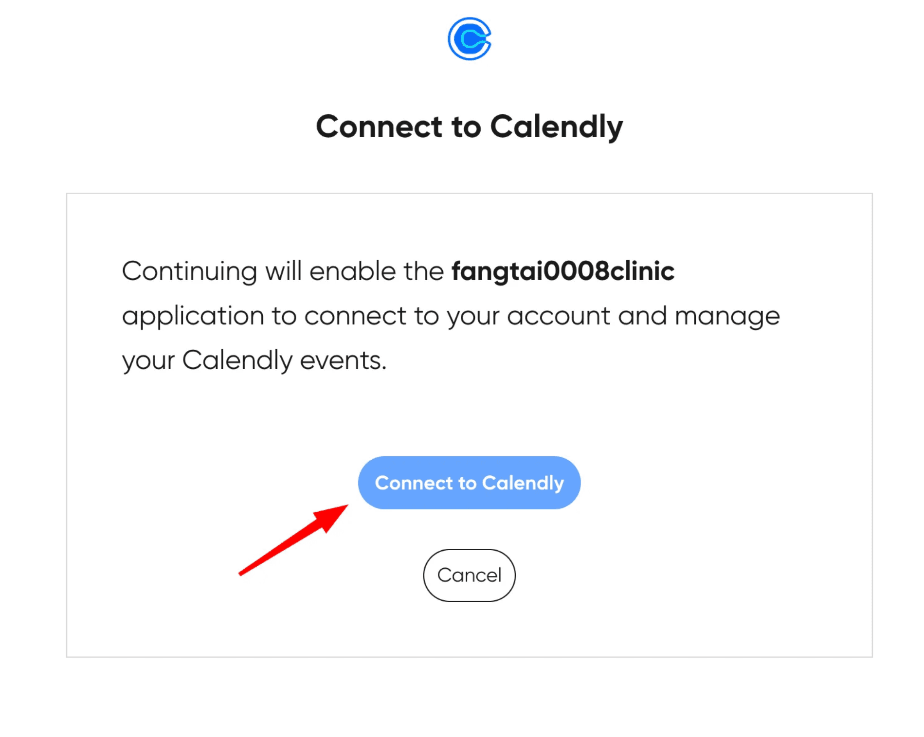 Connect to Calendly